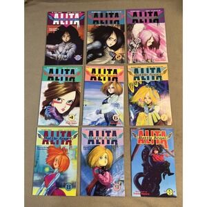 Battle Angel Alita 1 2 3 4 6 7 8 9 & Part 2 #'s 1‎ VF+ to NM Viz Comics 1990